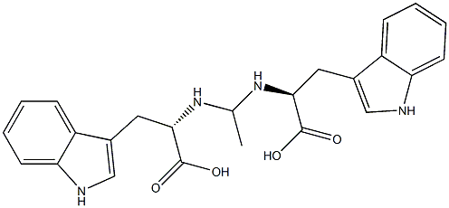 ETHYLIDENEBIS(L-TRYPTOPHAN) 结构式