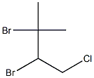 1,1-DIMETHYL-1,2-DIBROMO-3-CHLOROPROPANE 结构式