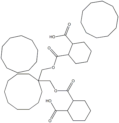 TRICYCLODECANEDIMETHANOL-BIS-(HEXAHYDROPHTHALATE) 结构式