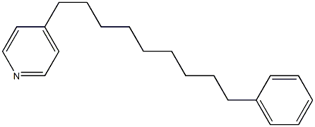 4-(9-PHENYLNONYL)PYRIDINE 结构式