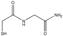 N-MERCAPTOACETYLGLYCINAMIDE 结构式