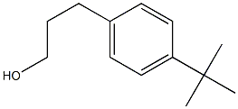 BENZENEPROPANOL,4-(1,1-DIMETHYLETHYL)- 结构式