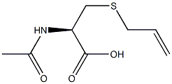 S-ALLYL-N-ACETYLCYSTEINE 结构式