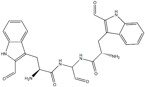 DI-TRYPTOPHANAMINALACETALDEHYDE 结构式