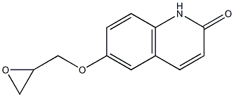 6-(2,3-EPOXYPROPOXY)-1,2-DIHYDROQUINOLIN-2-ONE 结构式