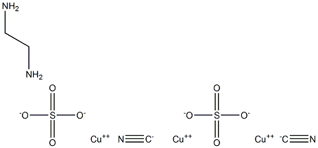 COPPERETHYLENEDIAMINESULPHATECYANIDE 结构式