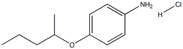 4-(1-METHYLBUTOXY)BENZENAMINEHYDROCHLORIDE 结构式