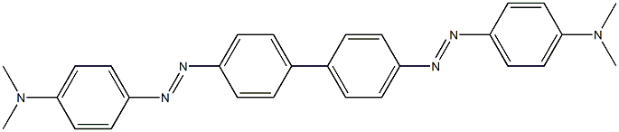 4,4'-BIS(4-DIMETHYLAMINOPHENYLAZO)BIPHENYL 结构式