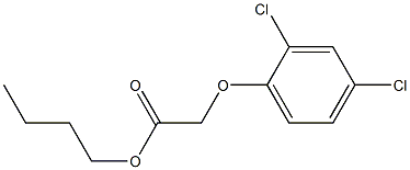 N-BUTYLESTEROF2,4-DICHLOROPHENOXYACETICACID 结构式