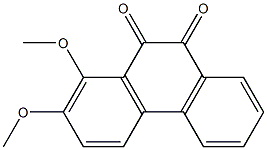 7,8-DIMETHOXY-9,10-DIHYDRO-PHENANTHRENEQUINONE 结构式