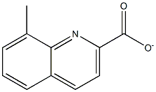 8-METHYLQUINOLINOATE 结构式