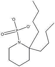 DI-N-BUTYLPIPERIDINOPHOSPHONATE 结构式