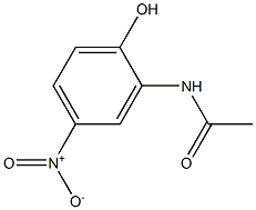 2-ACETAMINO-4-NITROPHENOL 结构式