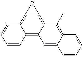 7-METHYLBENZ(A)ANTHRACENE-5,6-OXIDE 结构式