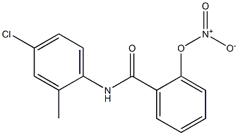 4'-CHLORO-2'-METHYL-NITROSALICYLANILIDE 结构式