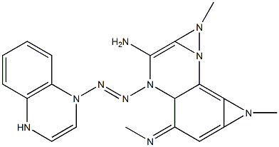 3,4,8-TRIMETHYL-IMIDAZOQUINOXALIN-2-AMINE 结构式