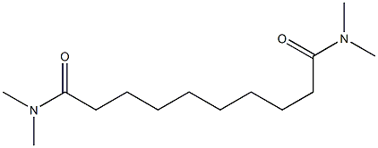 SEBACAMIDE,N,N,N',N'-TETRAMETHYL- 结构式