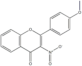 4'-METHOXY-3-NITROFLAVONE 结构式