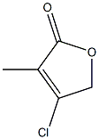 3-CHLORO-4-METHYL-5(2H)-FURANONE 结构式