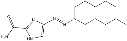 DIAMYL-TRIAZENOIMIDAZOLE-CARBOXAMIDE 结构式