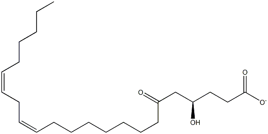 (2R,12Z,15Z)-2-HYDROXY-4-OXOHENEICOSA-12,15-DIEN-1-YLACETATE 结构式