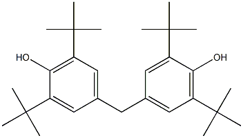 DI-(3,5-DI-TERT-BUTYL-4-HYDROXYPHENYL)METHANE 结构式