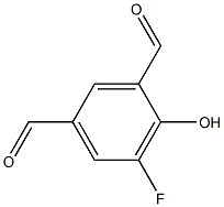 5-FLUORO-4-HYDROXYISOPHTALDIALDEHYDE 结构式