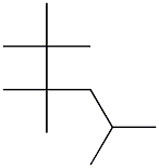 2,2,3,3,5-pentamethylhexane 结构式