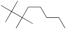 2,2,3,3-tetramethyloctane 结构式