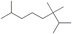 2,3,3,7-tetramethyloctane 结构式