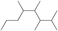 2,3,4,5-tetramethyloctane 结构式