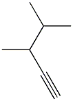 3,4-dimethyl-1-pentyne 结构式