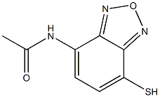 N-(7-SULFANYL-2,1,3-BENZOXADIAZOL-4-YL)ACETAMIDE 结构式