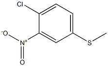 4-CHLORO-3-NITROPHERYL METHYL SULFANE 结构式