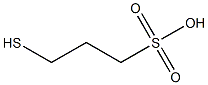 3-MERCAPTOPROPANE-1-SULFONIC ACID 结构式