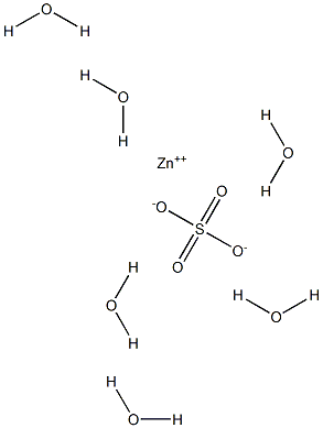 ZINC SULPHATE HEXAHYDRATE 结构式