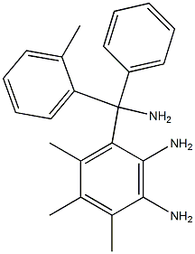 四甲三胺三苯甲烷 结构式