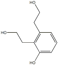 2,3-BIS (2-HYDROXYETHYL) PHENOL 结构式