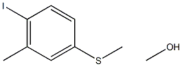 3-IODO-2-METHYL-6-METHYLTHIOBENZENE METHANOL 结构式