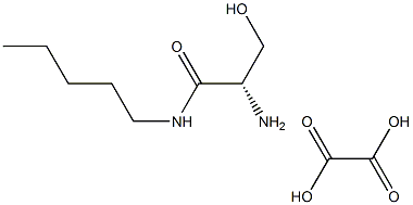 L-SERINE-N-PENTYLAMIDE OXALATE 结构式