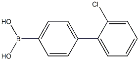 2'-chlorobiphenyl-4-ylboronic
 acid 结构式