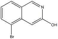 3-Hydroxy-5-bromoisoquinoline 结构式