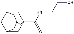 N-(2-HYDROXYETHYL)ADAMANTANE-1-CARBOXAMIDE 结构式