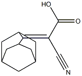 CYANO-(2-ADAMANTYLIDENE)ACETIC ACID 结构式