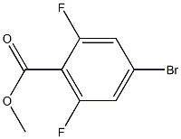 4-BROMO-2,6-DIFLUOROBENZOIC ACID METHYL ESTER 结构式