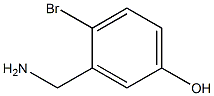 2-BROMO-5-HYDROXYBENZYLAMINE 结构式