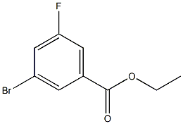 3-BROMO-5-FLUOROBENZOIC ACID ETHYL ESTER 结构式