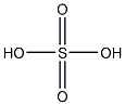 SULFURIC ACID - STANDARD VOLUMETRIC SOLUTION (0.005 M) 结构式