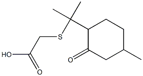 4-MENTHA-3-ONE-8-THIOACETATE 结构式