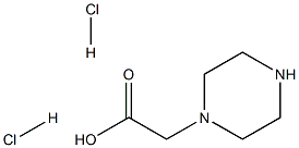 2-(PIPERAZIN-1-YL)ACETIC ACID DIHYDROCHLORIDE 结构式